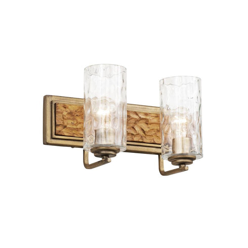 Varaluz Hammer Time 2 Light Bath Havana Gol Model: 371B02HGC