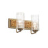 Varaluz Hammer Time 2 Light Bath Havana Gol Model: 371B02HGC