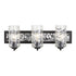 Varaluz Hammer Time 3 Light Bath Carbo Polished Model: 371B03CBPS