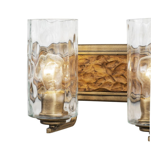 Varaluz Hammer Time 3 Light Bath Havana Gol Model: 371B03HGC