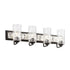 Varaluz Hammer Time 4 Light Bath Carbo Polished Model: 371B04CBPS