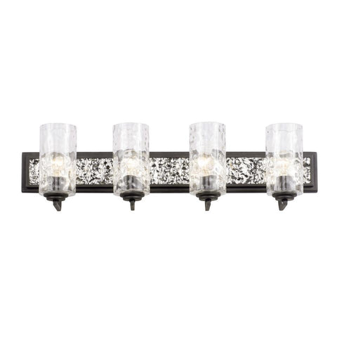 Varaluz Hammer Time 4 Light Bath Carbo Polished Model: 371B04CBPS