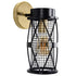 Varaluz Harlequin 1 Light Bath Fixture in Warm Bronze/Gold Finish Model: 612630