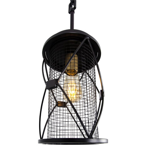 Varaluz Harlequin 1 Light Pendant in Warm Bronze/Gold Finish Model: 612610