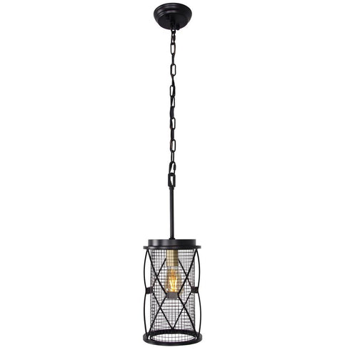 Varaluz Harlequin 1 Light Pendant in Warm Bronze/Gold Finish Model: 612610