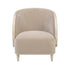 Varaluz Hayworth Accent Chair Ash Blon Mushroom Mohair in Ash Blond/Mushroom Mohair Finish Model: 510CH28A