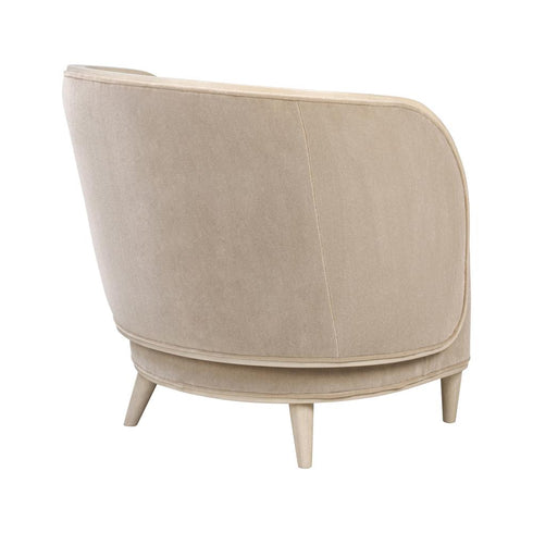 Varaluz Hayworth Accent Chair Ash Blon Mushroom Mohair in Ash Blond/Mushroom Mohair Finish Model: 510CH28A