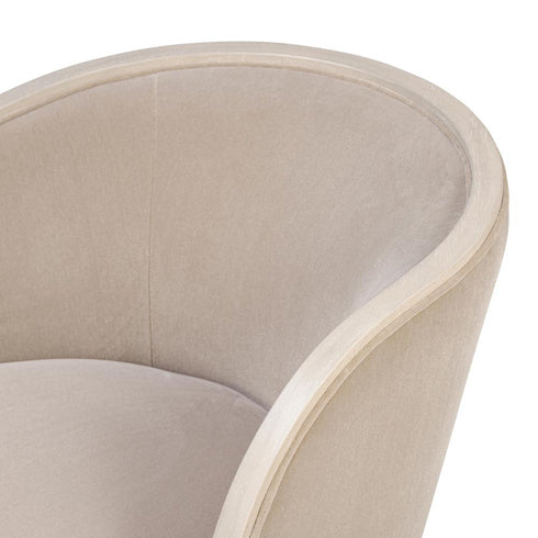 Varaluz Hayworth Accent Chair Ash Blon Mushroom Mohair in Ash Blond/Mushroom Mohair Finish Model: 510CH28A