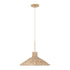 Varaluz Hilton Head 1 Light Medium Pendant French Gol Natural Seagrass in French Gold/Natural Seagrass Finish Model: 502P01MFGN