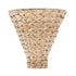 Varaluz Hilton Head 1 Light Sconce French Gol Natural Seagrass in French Gold/Natural Seagrass Finish Model: 502W01FGN