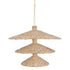 Varaluz Hilton Head 15 Light 3 Tier Pendant French Gol Natural Seagrass in French Gold/Natural Seagrass Finish Model: 502P15FGN