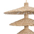 Varaluz Hilton Head 15 Light 3 Tier Pendant French Gol Natural Seagrass in French Gold/Natural Seagrass Finish Model: 502P15FGN