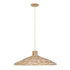 Varaluz Hilton Head 5 Light Large Pendant French Gol Natural Seagrass in French Gold/Natural Seagrass Finish Model: 502P05FGN