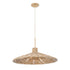 Varaluz Hilton Head 5 Light Large Pendant French Gol Natural Seagrass in French Gold/Natural Seagrass Finish Model: 502P05FGN