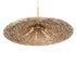 Varaluz Hilton Head 5 Light Large Pendant French Gol Natural Seagrass in French Gold/Natural Seagrass Finish Model: 502P05FGN