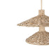 Varaluz Hilton Head 9 Light 2 Tier Pendant French Gol Natural Seagrass in French Gold/Natural Seagrass Finish Model: 502P09FGN