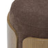 Varaluz Hutton Ottoman Harvest Oa Chocolate in Harvest Oak/Chocolate Finish Model: 513CH17C