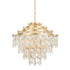 Varaluz Kalani 10 Light Chandelier French Gold Model: 377C10FG