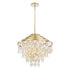 Varaluz Kalani 10 Light Chandelier French Gold Model: 377C10FG