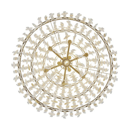 Varaluz Kalani 10 Light Chandelier French Gold Model: 377C10FG