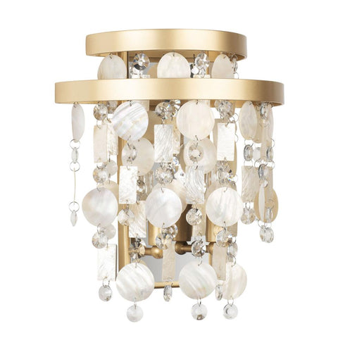 Varaluz Kalani 2 Light Sconce French Gold Model: 377W02FG