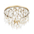 Varaluz Kalani 4 Light Semi Flush French Gold Model: 377S04FG