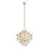 Varaluz Kalani 9 Light Linear Pendant French Gold Model: 377N09FG