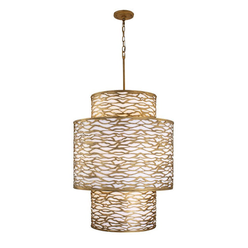 Varaluz Kato 16 Light 3 Tier Foyer Havana Gold Model: 348F16HG