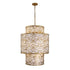 Varaluz Kato 16 Light 3 Tier Foyer Havana Gold Model: 348F16HG