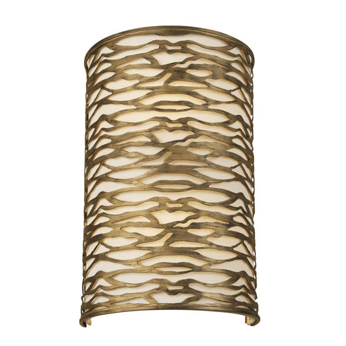 Varaluz Kato 2 Light Wall Sconce Havana Gold Model: 348W02HG
