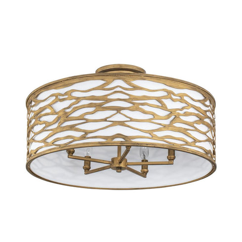 Varaluz Kato 5 Light Convertible Semi Flus Pendant Model: 348S05HG