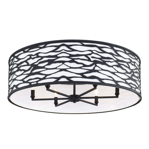 Varaluz Kato 6 Light Convertible Semi Flus Pendant Model: 348S06CB