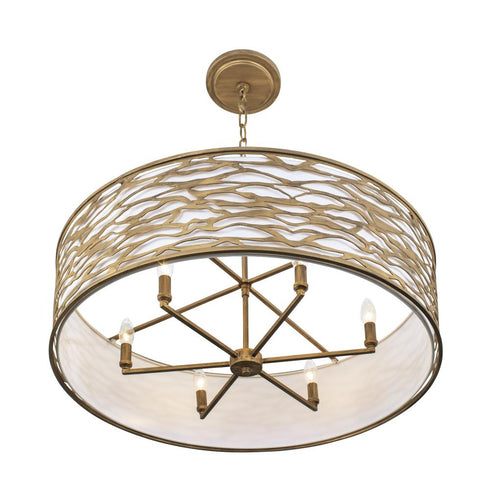 Varaluz Kato 6 Light Convertible Semi Flus Pendant Model: 348S06HG