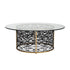 Varaluz Kato Coffee Table Havana Gol Carbon Model: 348TC46HGCB