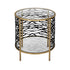 Varaluz Kato End Table Havana Gol Carbon Model: 348TE18HGCB