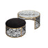 Varaluz Kato Nesting Coffee Table And Ottoman Model: 348TC32NHGCB