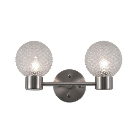 Varaluz Kiara 2 Light Bath Brushed Nickel Model: 358B02BN