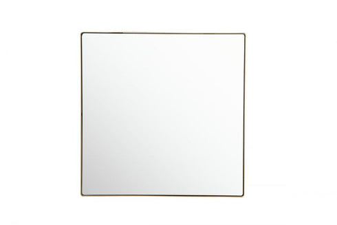 Varaluz Kye 30x30 Rounded Square Wall Mirror Gold Model: 407A04GO