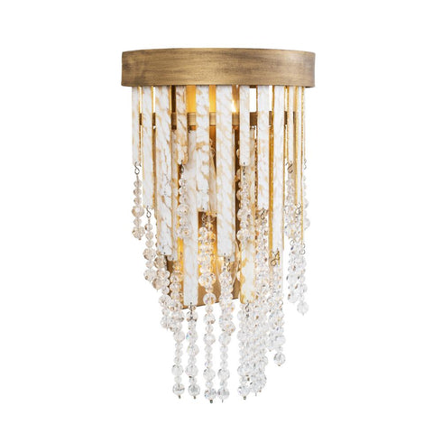 Varaluz Lafayette 2 Light Sconce Havana Gold Model: 359W02HG