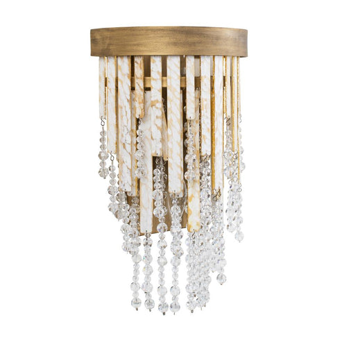 Varaluz Lafayette 2 Light Sconce Havana Gold Model: 359W02HG