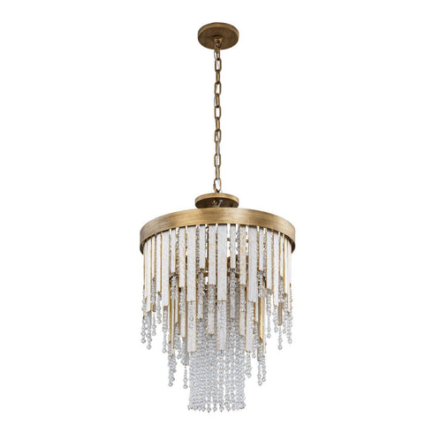 Varaluz Lafayette 4 Light Chandelier Havana Gold Model: 359C04HG