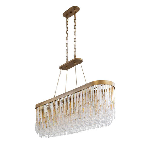 Varaluz Lafayette 6 Light Linear Pendant Havana Model: 359N06HG
