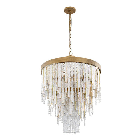 Varaluz Lafayette 7 Light Chandelier Havana Gold Model: 359C07HG