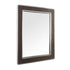 Varaluz Macie Rectangular Wood and Metal Mirror in Farmhouse Steel Finish Model: 4DMI0119
