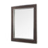Varaluz Macie Rectangular Wood and Metal Mirror in Farmhouse Steel Finish Model: 4DMI0119