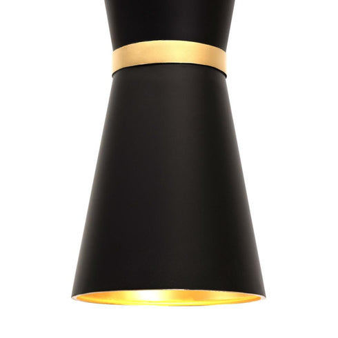 Varaluz Mad Hatter 2 Light Pendant Matte Blac Model: 390P02MBFG