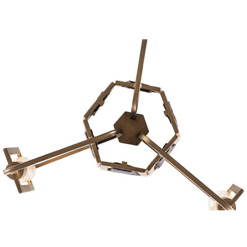 Varaluz Madeira 3 Light Chandelier in Rustic Gold Model: 294C03RG