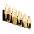 Varaluz Malone 3 Light Bath Matte Blac French Gold Model: 361B03MBFG