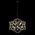 Varaluz Marcia 10 Light Pendnat Matte Blac French Model: 353P10MBFG