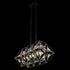 Varaluz Marcia 3 Light Linear Pendant Matte Blac Model: 353N03MBFG